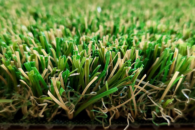 W35316-DT9B8 Premium Lowes Fake Grass Lawn with 5-tone Green Realistic Artificial Grass Mats Landscaping